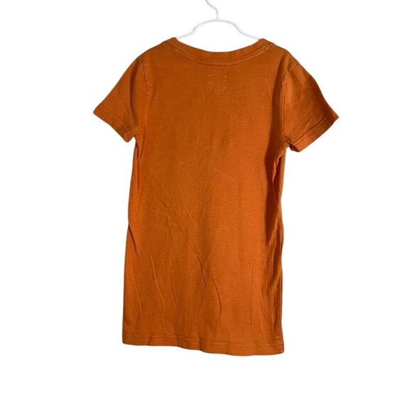 Ruehl Top Worn M Orange Y2K Preppy Fitted Indie Sleaze Americana College Retro - Picture 6 of 11